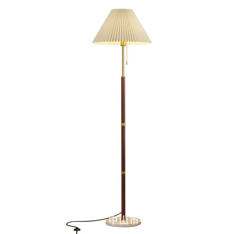 Nordijska plisirana dekorativna podna lampa, minimalisticki luksuzni stil, pogodna za dnevni boravak, radnu sobu ili spavaću sobu