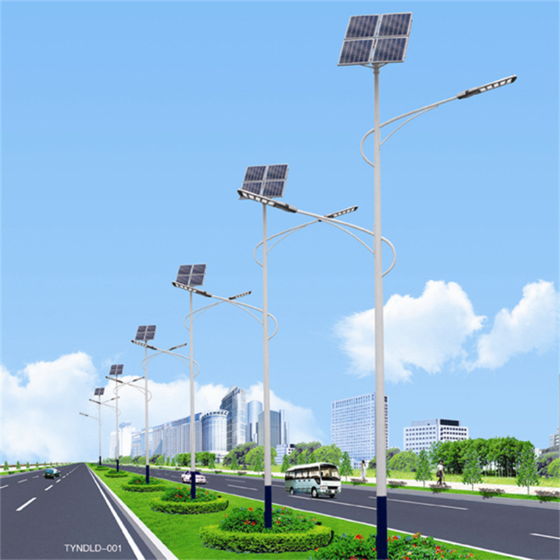 Solarna ulićna rasvjeta za stambene četvrti, visina 8 m, 60 W, visoka svjetlost