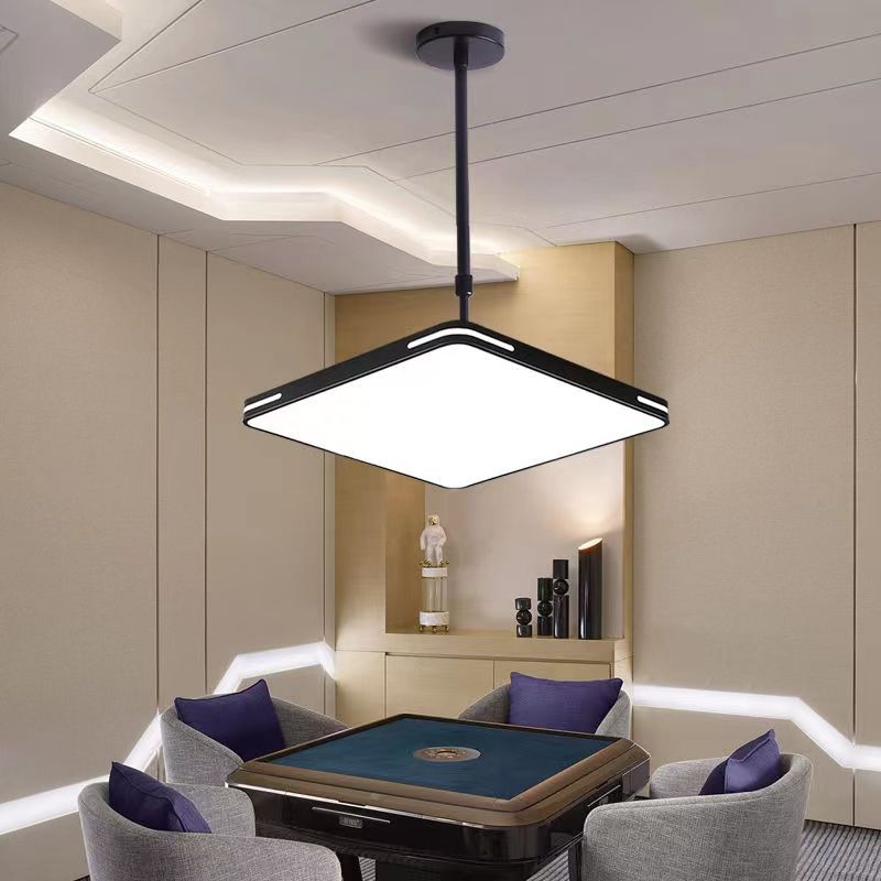 Prilagodljivi LED luster – moderan minimalistički dizajn, željezno tijelo, dvostruki način montaže (viseći ili usisnom držaču), visina 30–60 cm, 220V, za dnevni prostor