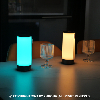 Noćna LED lampica za čitanje uz krevet, dekorativna stolna lampa za spavaću sobu, dodirno upravljanje, rasvjeta s atmosferom