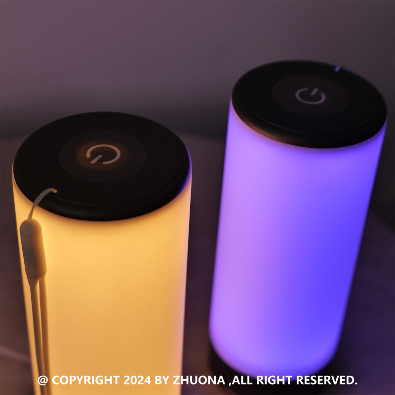 Noćna LED lampica za čitanje uz krevet, dekorativna stolna lampa za spavaću sobu, dodirno upravljanje, rasvjeta s atmosferom