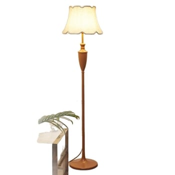 Podna lampa u američkom retro stilu s nordijskim dizajnom, daljinskim upravljanjem, pogodna za studijsku sobu, dnevni boravak i spavaću sobu; uz krevet, uz kauč i uz stolić za kavu