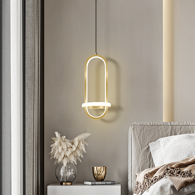 LED stropna svjetiljka od aluminija, moderni minimalistički stil, pravokutno sjenilo, 220V, pogodna za spavaću sobu, blagovaonu, kafić i bar