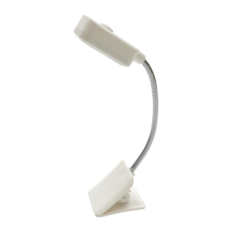 Lampa za čitanje s toplim svjetlom, kompaktna stolna lampa s klipsom za učenje, dom i spavaću sobu, noćno svjetlo.