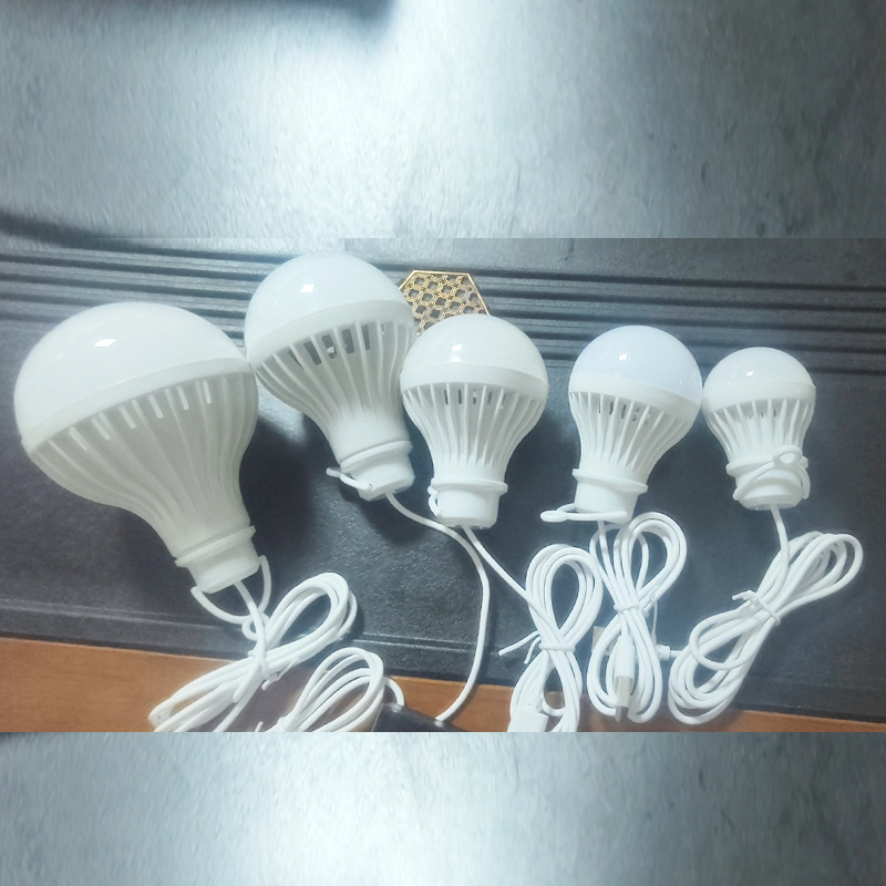 5V USB LED žarulja s kabelom — prijenosno nužno svjetlo za vanjsku upotrebu, energetska ušteda