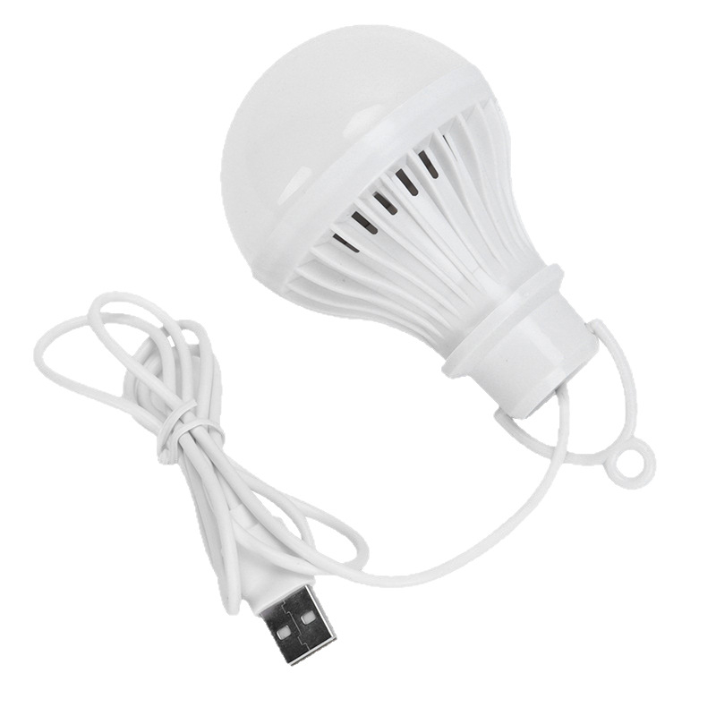 5V USB LED žarulja s kabelom — prijenosno nužno svjetlo za vanjsku upotrebu, energetska ušteda