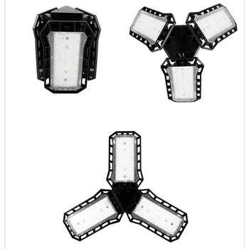 LED garažno svjetlo s E27 utičnicom, IP65, 110V, 4000 lm, 180° snop, CRI 70-80, plastično kućište, vijek trajanja 500000 h