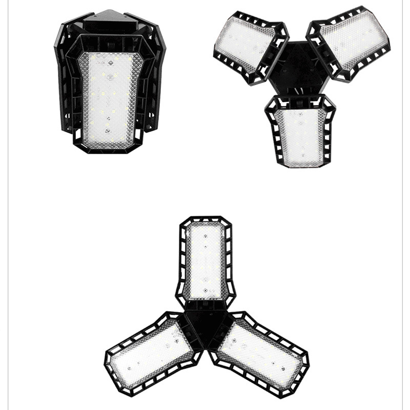 LED garažno svjetlo s E27 utičnicom, IP65, 110V, 4000 lm, 180° snop, CRI 70-80, plastično kućište, vijek trajanja 500000 h