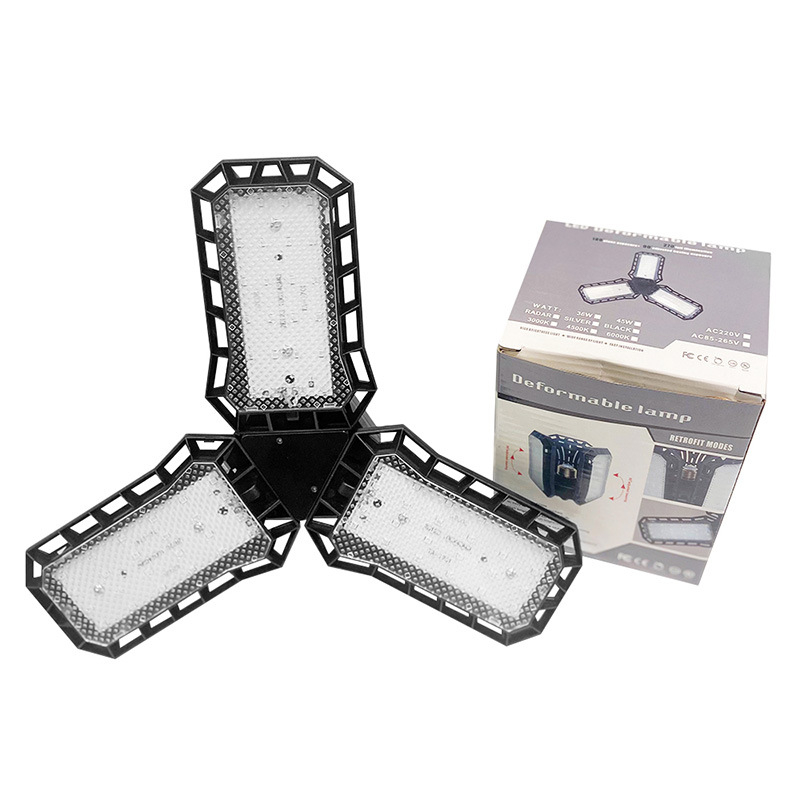 LED garažno svjetlo s E27 utičnicom, IP65, 110V, 4000 lm, 180° snop, CRI 70-80, plastično kućište, vijek trajanja 500000 h