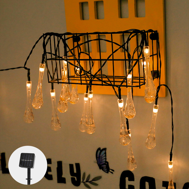 Solarni LED niz kugličnih balona, vanjska dekorativna rasvjeta, IP55 vodootporna