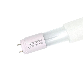 T8 LED тръба, еднопосочно захранване, 1.2 м, 18 W, стъклена лента, дневна светлина, висока яркост