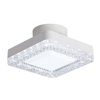 LED kućno svjetlo, E27 utičnica, kristalna kvadratna svjetiljka za hodnik, balkon, spavaću sobu, dnevnu sobu i radnu sobu