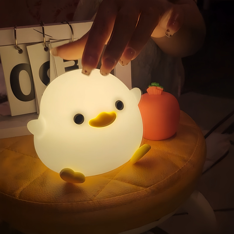 Novi model Doudou Duck – noćna lampica za zaštitu očiju s dodirnim upravljanjem, USB punjenje, izuzetno dugo trajanje baterije, ambijentalno osvjetljenje