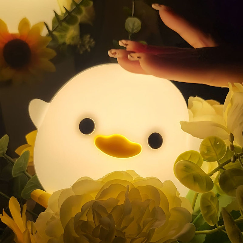 Novi model Doudou Duck – noćna lampica za zaštitu očiju s dodirnim upravljanjem, USB punjenje, izuzetno dugo trajanje baterije, ambijentalno osvjetljenje