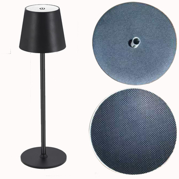 Zlatá kovová nočná lampa na jedálenský stôl – dekoratívne osvetlenie pre atmosféru, nabíjateľné