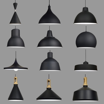 Priemyselný štýl čierny železný luster, retro minimalistický dizajn, dekor pre obývaciu izbu, bar, reštauráciu alebo hotel