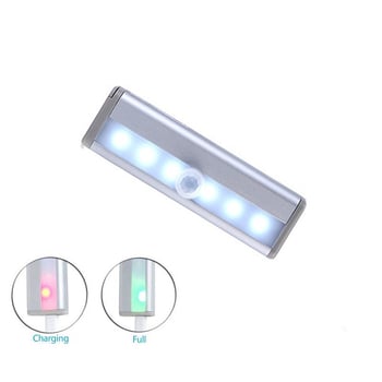 Inteligentna LED rasvjeta za garderobu s detekcijom pokreta, USB punjenje, baterijsko napajanje, za garderobu i hodnik