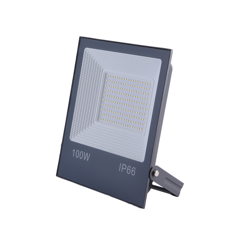 LED προβολέας εξωτερικού χώρου, IP66 ανθεκτικό, 50W, 220V, αλουμινένιο περίβλημα, γωνία δέσμης 180°, ιδανικός για εξωτερικά γήπεδα, εργοτάξια και φωτισμό διαφήμισης