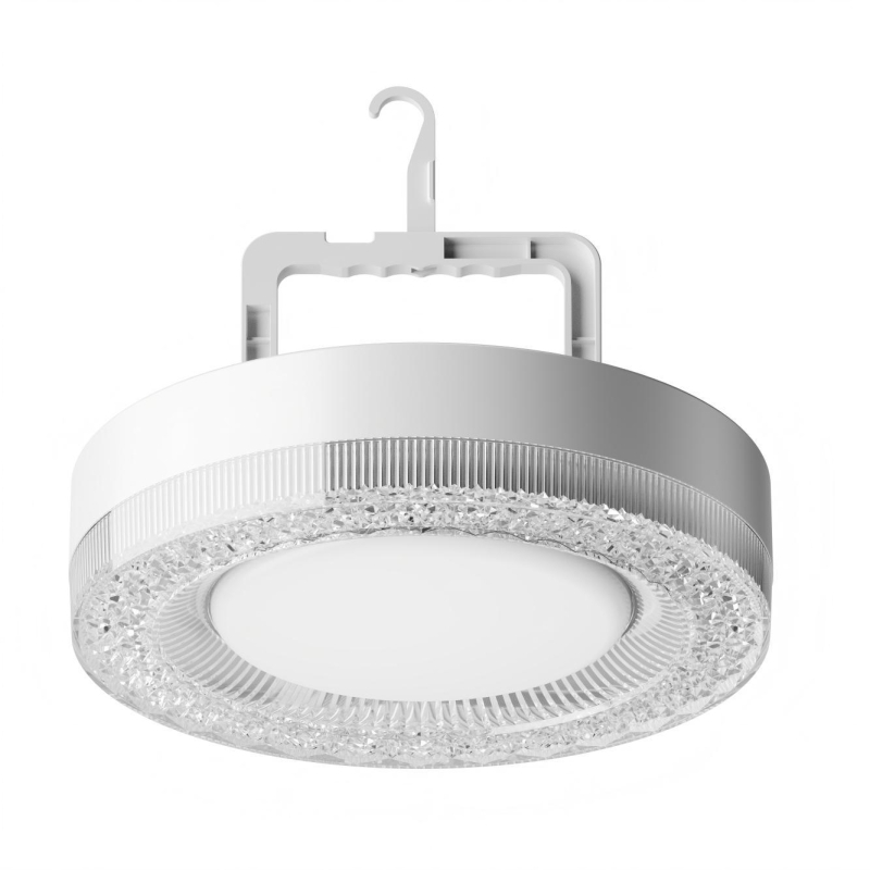 LED kristalna lampa u obliku letećeg tanjura za kućnu upotrebu, zaštita očiju, energetski učinkovita i iznimno jasna, E27 navoj, za spavaću sobu.
