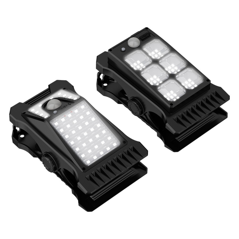 Solarna LED klips svjetiljka za vanjsku uporabu, punjiva, vodootporna zidna svjetiljka sa senzorom