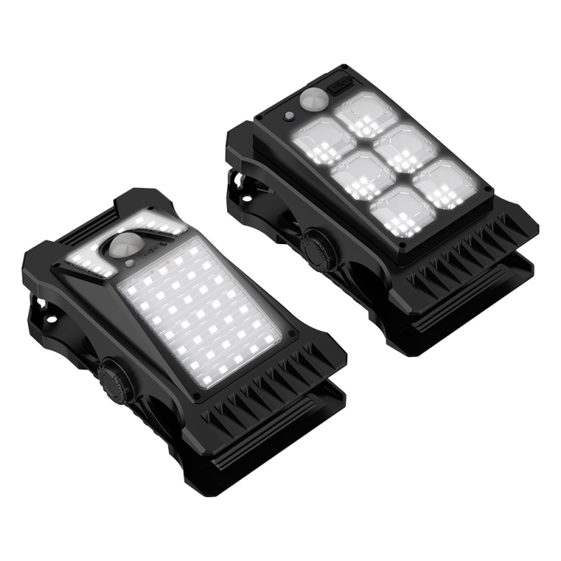 Solarna LED klips svjetiljka za vanjsku uporabu, punjiva, vodootporna zidna svjetiljka sa senzorom