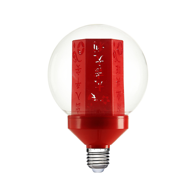 Šarolika Dragon Ball LED žarulja s E27 navojem, lanterna ples draka, crveno svjetlo