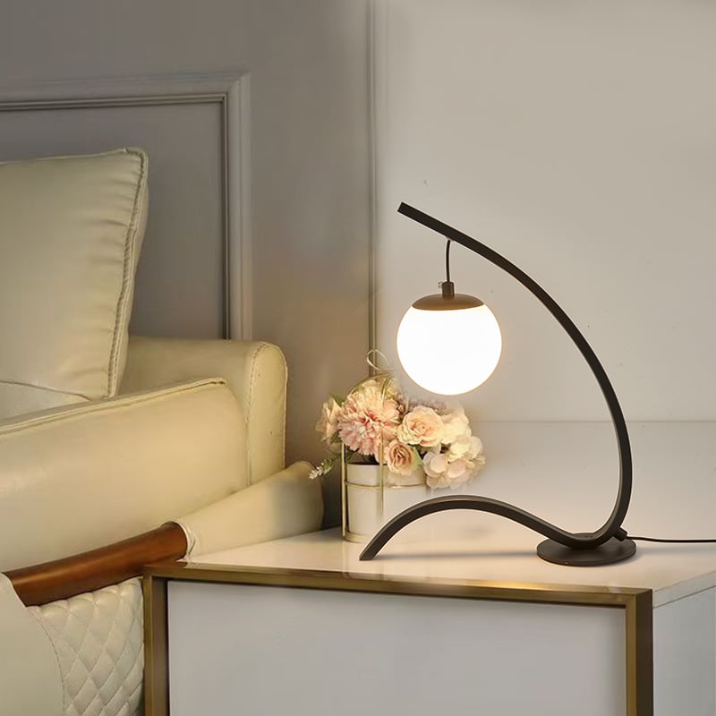 Nordska stolna lampa s zaštitom očiju, noćno svjetlo, moderno minimalističko ambijentalno osvjetljenje za spavaću sobu