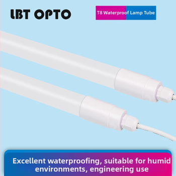 Т8 LED водоустойчива интегрирана лампова тръба, дължина 1,2 м, IP68, база G13, 18W; подходяща за ферми, аквариуми, рекламни кутии и външно осветление