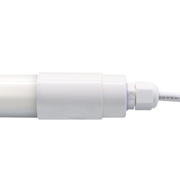 Т8 LED водоустойчива интегрирана лампова тръба, дължина 1,2 м, IP68, база G13, 18W; подходяща за ферми, аквариуми, рекламни кутии и външно осветление