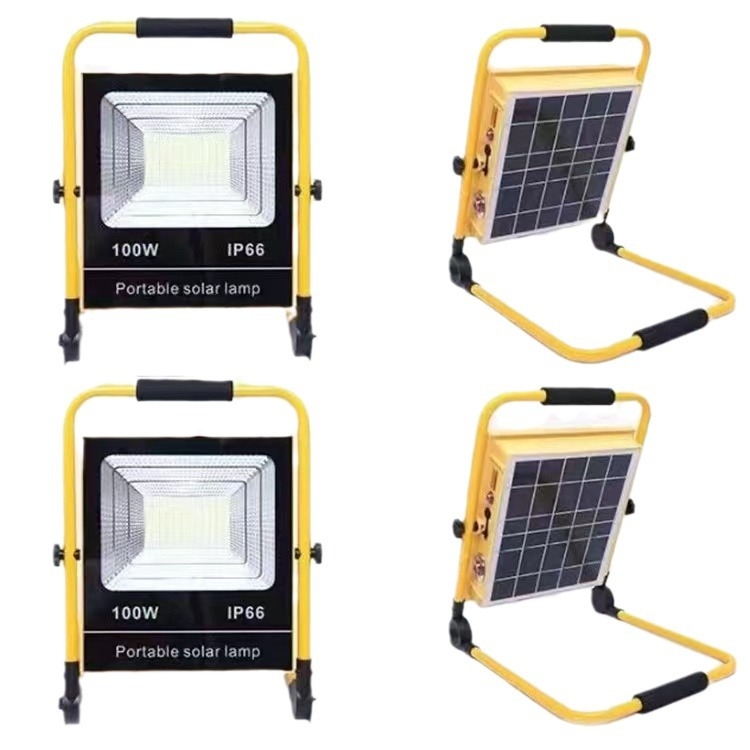 LED punjivi reflektor, vanjsko nužno osvjetljenje, IP65, 60W, prijenosno za kampiranje i gradilišta