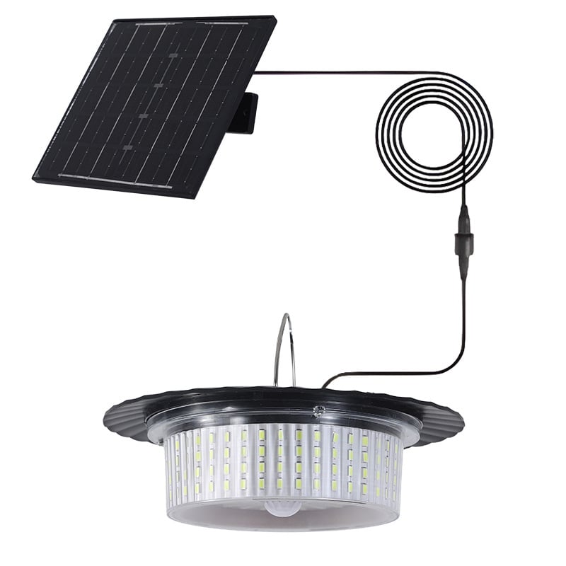 Solarna vanjska LED ulična svjetiljka s radar senzorem pokreta, za dvorište i vrt, vodootporna IP65