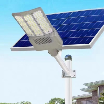 Solarna vanjska LED rasvjeta, split tip, trostrani širokokutni dizajn za cestu i dvorište, vodootporna.