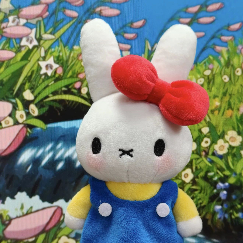 Miffy Kitty pliš privjesak za torbu, sladak crtani zajec