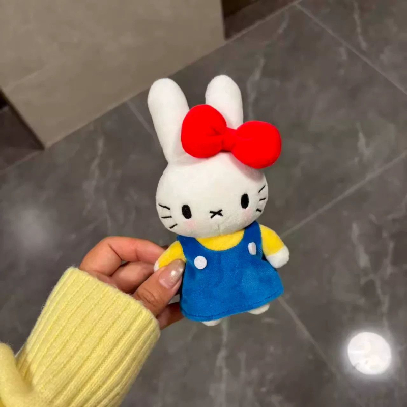Miffy Kitty pliš privjesak za torbu, sladak crtani zajec