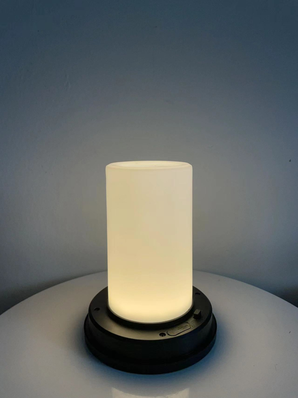 USB punjiva okrugla solarna lampa za vanjsku uporabu, vodootporna LED svjetiljka