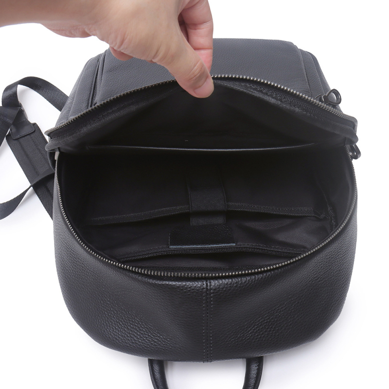 Far Sea muški ranac od kože prvog sloja goveda, 36–55 L, za 15-inčni laptop, urban stil za putovanja