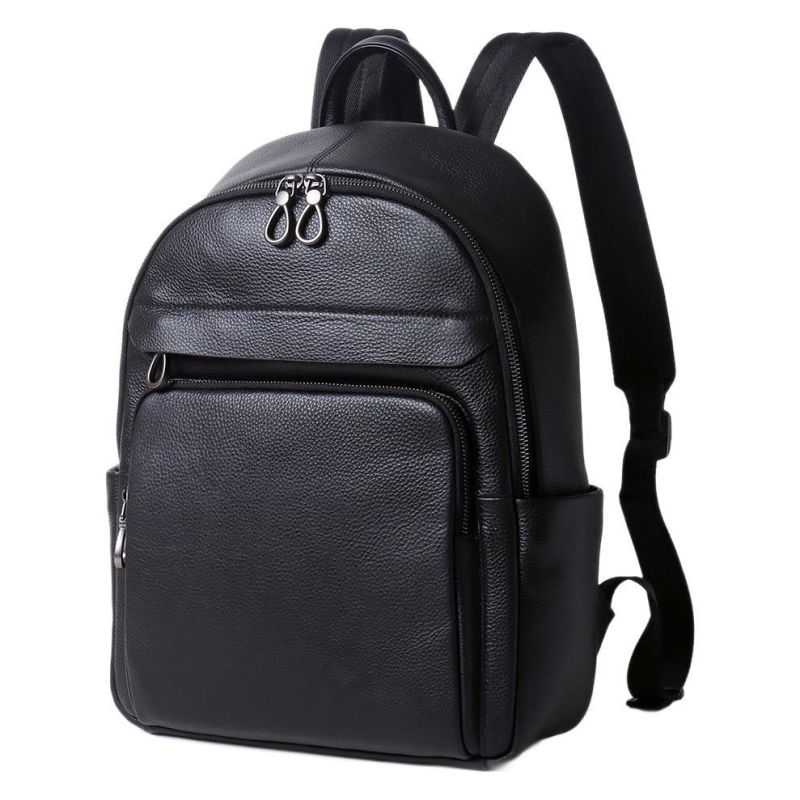 Far Sea muški ranac od kože prvog sloja goveda, 36–55 L, za 15-inčni laptop, urban stil za putovanja