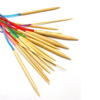 Set de andrele circulare carbonizate, colorate, 80 cm