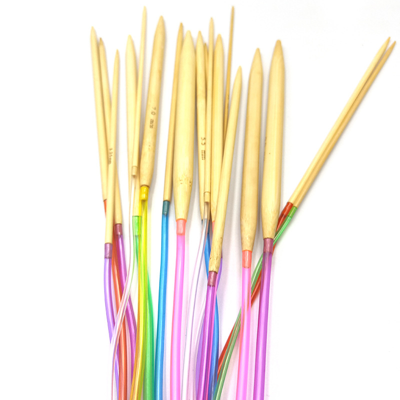 Set de andrele circulare carbonizate, colorate, 80 cm