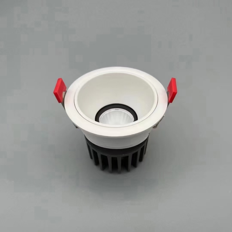 Ugrađeni zidni washer spot s anti‑refleksijom, LED stropna svjetiljka s izrazito uskim okvirom za dnevnu sobu