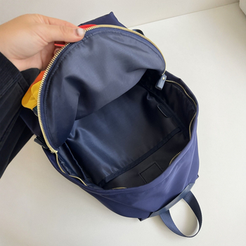 Vodootporan najlonski ruksak s duginim osmijehom – unisex svakodnevni školski ruksak, 20–35 L