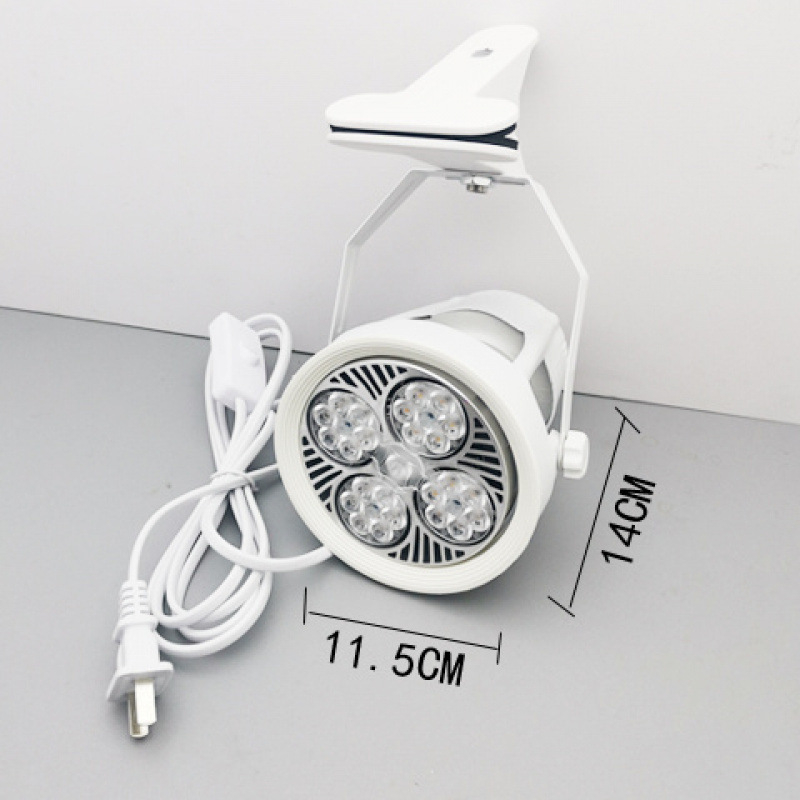 Spot LED cu clips, alimentare la priză, iluminare portabilă pentru nunți și expoziții