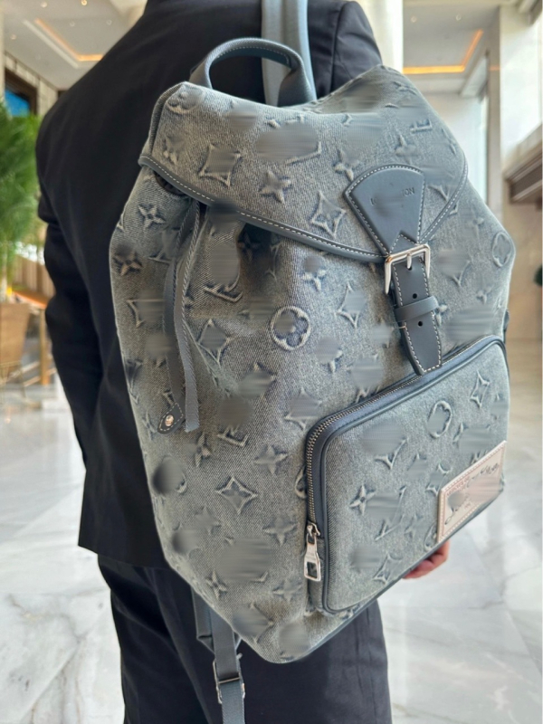 Kožni ruksak za laptop, unisex, 16-inčni, modni otisak, gradski svakodnevni ruksak, 36–55L