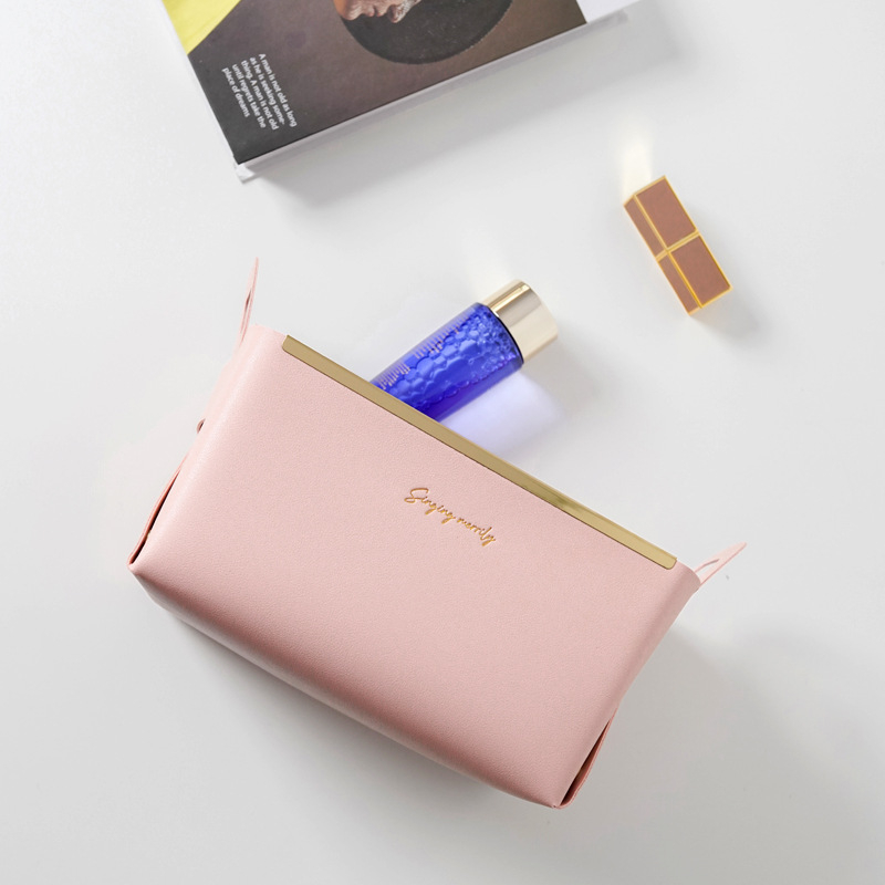 Cutie de depozitare pentru birou din piele, în stil nordic, organizator pliabil pentru cosmetice