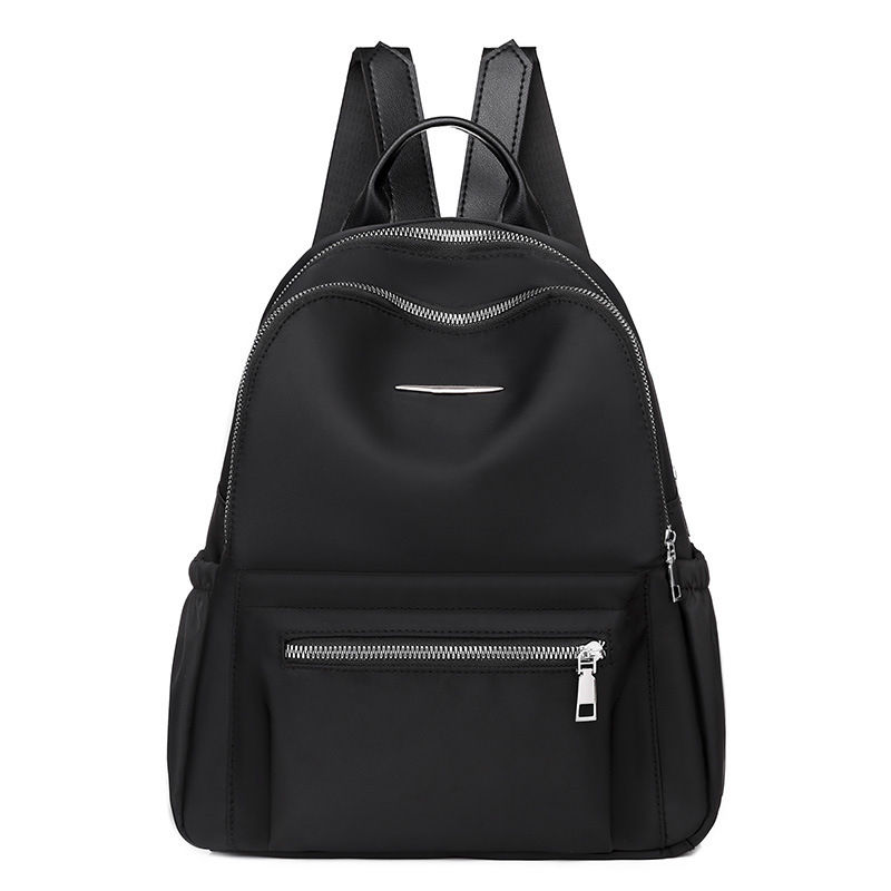 2023 lagani ženski ruksak od Oxford materije, casual gradski stil, jednobojna boja, PU povlak, kapacitet do 20 L, pogodan za 11-inčni laptop