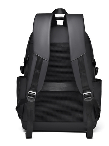 Unisex batoh s veľkým objemom, ľahký, s priehradkou pre 15-palcový notebook, mestský minimalistický štýl, PU materiál