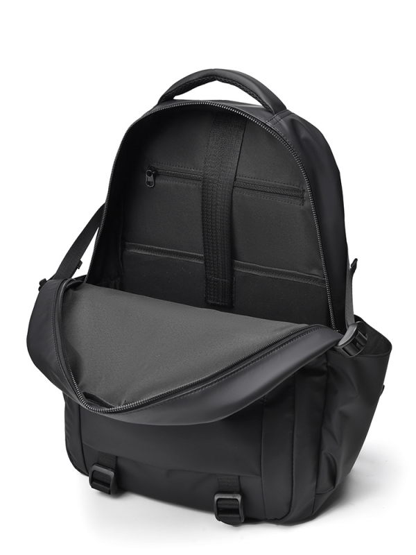 Unisex batoh s veľkým objemom, ľahký, s priehradkou pre 15-palcový notebook, mestský minimalistický štýl, PU materiál