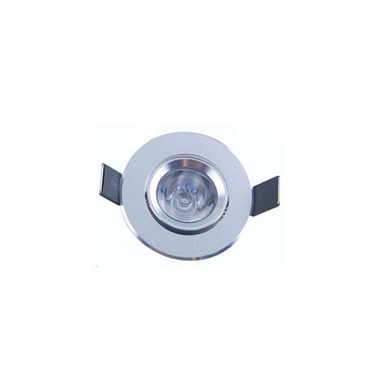 RGB LED ugrađeni stropni downlight 3W s daljinskim upravljačem, aluminijsko kućište