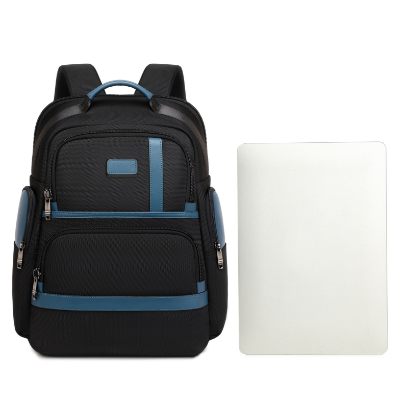 Čierny USB batoh na notebook 16-palcový, multifunkčný, s veľkou kapacitou, pre služobné cesty a cestovanie