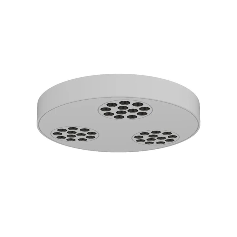 Downlight LED ultra-subțire cu grilă antioglindire, montaj pe suprafață, fără sursă de lumină principală, pentru dormitor și sufragerie, spot de tavan pătrat